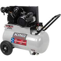 Compresseur &agrave; air, &eacute;lectrique, 20 gal. (24 gal. US), 150 PSI, 120/1/240/1 V EastCoast Offshore Supplies