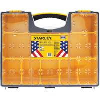 Deep Professional Organizer, 17-1/2" W x 4-1/2" D x 14" H, Black/Yellow EastCoast Offshore Supplies