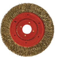 No Throw Partial Encapsulated Wire Wheel, 3" Dia., 0.012" Fill, 1/4" Arbor EastCoast Offshore Supplies