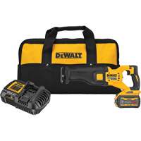 Ensemble de scie alternative sans balai FlexVolt Max, 60 V, Lithium-ion Bloc-pile, 0-3000 coups/min EastCoast Offshore Supplies