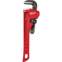 Cl&eacute; &agrave; tuyau, Cap des m&acirc;choires 1", Longueur 8", Fini Rev&ecirc;tement en poudre EastCoast Offshore Supplies