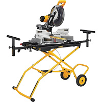 Double Bevel Sliding Compound Mitre Saw with Heavy-Duty Rolling Stand EastCoast Offshore Supplies