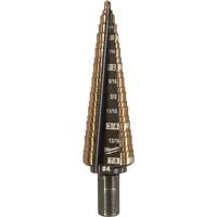 Foret &eacute;tag&eacute;, 3/16"/#4 - #4/7/8", Incr&eacute;ments de 1/32", Acier rapide au cobalt EastCoast Offshore Supplies