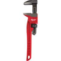 Smooth Jaw Pipe Wrench, 2-5/8" Jaw Capacity, 12" Long, Powder Coated Finish, Ergonomic Handle EastCoast Offshore Supplies
