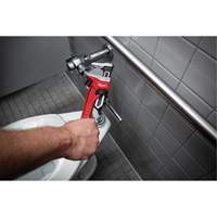 Smooth Jaw Pipe Wrench, 2-5/8" Jaw Capacity, 12" Long, Powder Coated Finish, Ergonomic Handle EastCoast Offshore Supplies