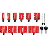 Ensemble de scie-cloche bim&eacute;tallique pour &eacute;lectricien, 16 morceaux EastCoast Offshore Supplies