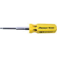 Hex-Calibre SAE Multi-Bit Screwdriver, Plastic Handle EastCoast Offshore Supplies