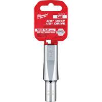 Douille SAE avec c&ocirc;t&eacute;s Four Flats, 3/8", Prise 1/2", 6 pans, Profond EastCoast Offshore Supplies