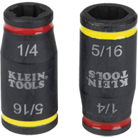3-in-1 Impact Flip Socket Set, Hex, 1/4" Drive, 3 Pcs EastCoast Offshore Supplies