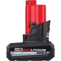 M12 Redlithium High Output XC5.0 Battery Pack, Lithium-Ion, 12 V, 5 Ah EastCoast Offshore Supplies