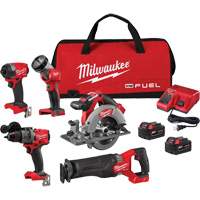 M18 Fuel 5-Tool Combo Kit, Lithium-Ion, 18 V EastCoast Offshore Supplies