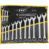 ICW-14PS Polished Wrench Set, Combination, 14 Pieces, Imperial EastCoast Offshore Supplies