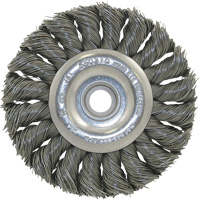 3K114 Unthreaded Knot Twisted Wire Wheel, 3-1/4" Dia., 0.014" Fill, 3/8"-1/2 Arbor EastCoast Offshore Supplies