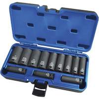 PS1238D Jeux - douilles, 12 Mcx, Chocs, Prise de 3/8", Profond EastCoast Offshore Supplies