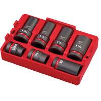 Packout Shockwave Impact Duty Metric & SAE Wheel Service Socket Set, 7 Pieces, 1" Drive Size EastCoast Offshore Supplies