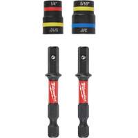 Jeu de tourne-&eacute;crous 2-en-1 Shockwave Impact Duty Quik-Clear, 5/16"/1/4"/3/8" prise, 2-1/2" lo, Magn&eacute;tique EastCoast Offshore Supplies