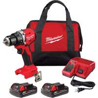 M18 Compact Brushless Drill/ Driver Kit, Lithium-Ion, 18 V, 1/2" Chuck, 550 in-lbs Torque EastCoast Offshore Supplies