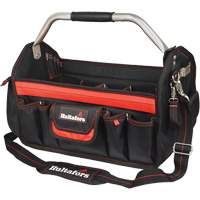 Porte-outils de 18" &agrave; dessus ouvert, Polyester balistique, Noir/Rouge EastCoast Offshore Supplies