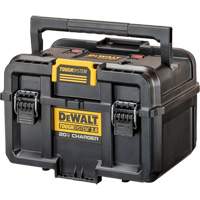 ToughSystem&reg; 2.0 20V Dual Port Charger, 14" x 15" x 9", Black/Yellow EastCoast Offshore Supplies