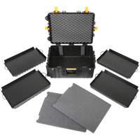 Heavy-Duty Portable Rolling Tool Case, 18-3/5" W x 24-3/5" D x 11-1/2" H, Black EastCoast Offshore Supplies
