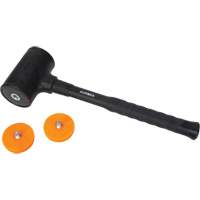 Dead Blow Hammer, 45 oz. Head Weight, Polyurethane Face, Fibreglass Handle, 13" L EastCoast Offshore Supplies