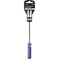 Blue Transparent Striped Slotted Screwdriver, 3/16" Tip, Round, Plastic Handle EastCoast Offshore Supplies