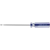 Blue Transparent Striped Slotted Screwdriver, 5/16" Tip, Round, Plastic Handle EastCoast Offshore Supplies