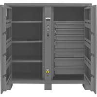 Jobsite Storage Cabinet, Steel, 59 Cubic Feet, Grey EastCoast Offshore Supplies