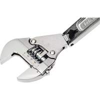 Cl&eacute; flexible &agrave; rochet ajustable, 8" lo, la max. 2-27/50", Chrome/Poli EastCoast Offshore Supplies