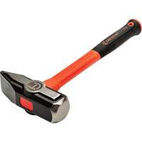 Fiberglass Blacksmith Hammer, 4 lbs Head Weight, 14" L EastCoast Offshore Supplies