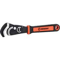 Self-Adjusting Dual Material Pipe Wrench, 1-1/2" Jaw Capacity, 12" Long, Black Oxide Finish, Cushion Handle EastCoast Offshore Supplies