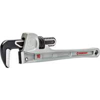 Slim Jaw Pipe Wrench, 1-9/10" Jaw Capacity, 10" Long, Powder Coated Finish, None Handle EastCoast Offshore Supplies