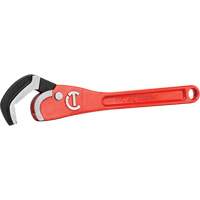Self-Adjusting Steel Pipe Wrench, 2-1/2" Jaw Capacity, 16" Long, Powder Coated Finish, Non-Ergonomic Handle EastCoast Offshore Supplies