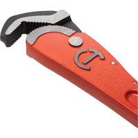 Self-Adjusting Pipe Wrench, 1-1/2" Jaw Capacity, 12" Long, Powder Coated Finish, Non-Ergonomic Handle EastCoast Offshore Supplies