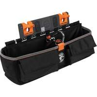 Bucket Work CentreS-Hook Large Pouch Module, Nylon, 3 Pockets, Black/Orange EastCoast Offshore Supplies
