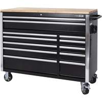 HDRC5212 HD Series Roller Cabinet, 12 Drawers, 51-1/4" W x 21" D x 40-3/10" H, Black EastCoast Offshore Supplies