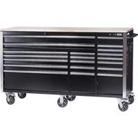 HDRC7220 HD Series Roller Cabinet, 20 Drawers, 72" W x 24" D x 42-3/10" H, Black EastCoast Offshore Supplies