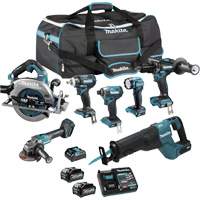 XGT Brushless 7-Tool Combo Kit, Lithium-Ion, 40 V EastCoast Offshore Supplies