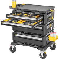 Poste de travail modulaire 5-en-1 TOUGHSYSTEM 2.0 DXL, 34" x 25-4/5" x 39", Noir/Jaune EastCoast Offshore Supplies