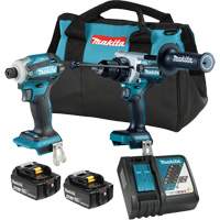 LXT Brushless 2 Tool Combo Kit, Lithium-Ion, 18 V EastCoast Offshore Supplies