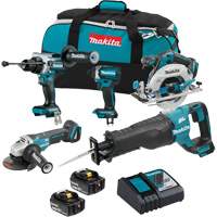 18V LXT Brushless 5 Tool Combo Kit, Lithium-Ion, 18 V EastCoast Offshore Supplies