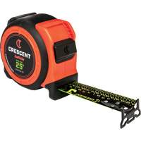  CONTROLTOUCH NITE EYE Tape Measure, 1-3/16" x 25', SAE Graduations EastCoast Offshore Supplies