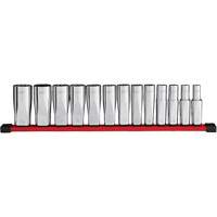 Jeu de douilles profondes SAE &agrave; 12 pans, 13 Mcx, Prise de 1/2", Profond EastCoast Offshore Supplies