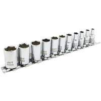 Jeu de douilles m&eacute;triques &agrave; 6 pans SS1411M-6, 11 Mcx, Prise de 1/4" EastCoast Offshore Supplies