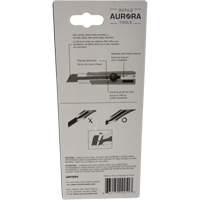 Couteau r&eacute;tractable de 25 mm, Acier inoxydable, Robuste, Prise en Caoutchouc EastCoast Offshore Supplies