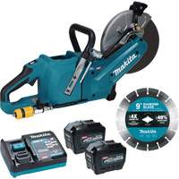 40Vmax XGT Brushless Power Cutter with 8.0Ah Batteries Kit, 9", 40 V EastCoast Offshore Supplies