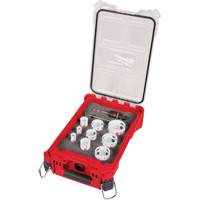 Ensemble de scies-cloches bim&eacute;tallique QUICK LOK HOLE DOZER avec organisateur compact PACKOUT, 12 morcea EastCoast Offshore Supplies