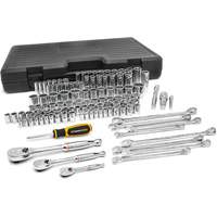 1/4", 3/8" & 1/2" Drive 6 & 12 Point Standard & Deep SAE/Metric Mechanics Tool Set EastCoast Offshore Supplies