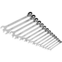 90-Tooth 12 Point SAE Reversible Ratcheting Wrench Set, Ratcheting Combination, 14 Pieces, Imperial EastCoast Offshore Supplies
