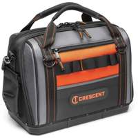 Sac ouvert de 17" pour outils d'ouvrier, Polyester, 3 pochettes, Noir/Gris/Orange EastCoast Offshore Supplies